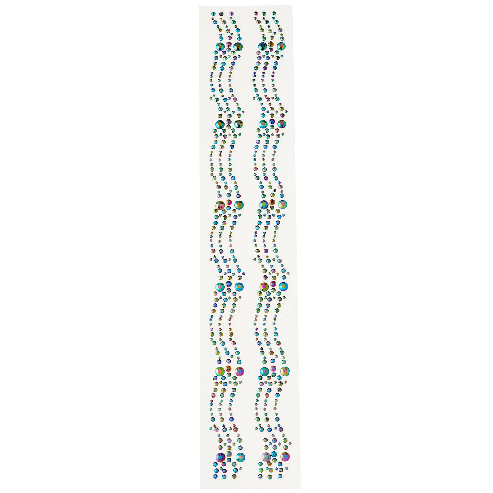Black AB Crystal Strip Bling Stickers by Recollections™